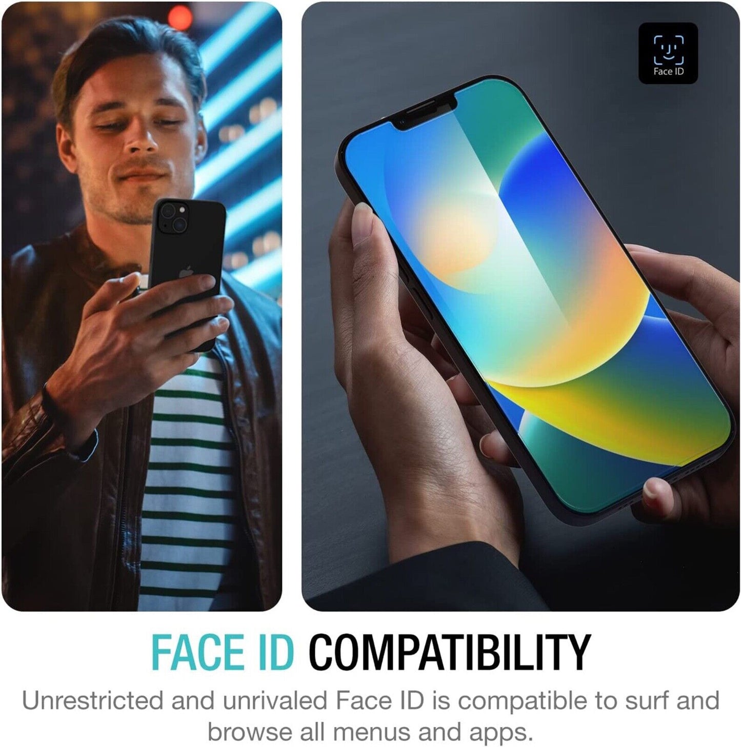 For Iphone 16 15 14 13 12 11 Pro Max Tempered Glass Screen Camera Protector