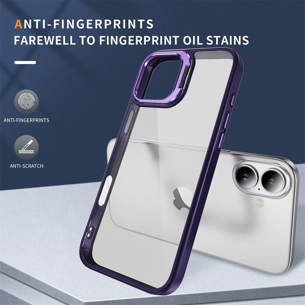 For Iphone 16 Pro Max/16 Pro/16 plus Case Phone Rugged Len Stand Case Cover