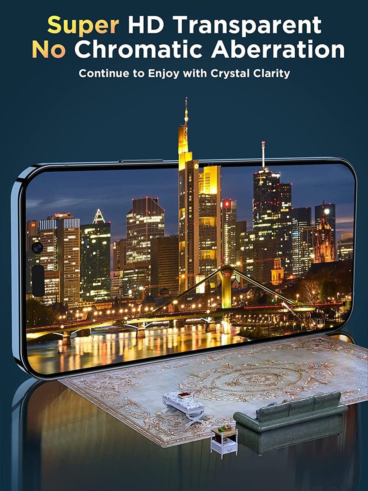 For Iphone 16 15 14 13 12 11 Pro Max Tempered Glass Screen Camera Protector