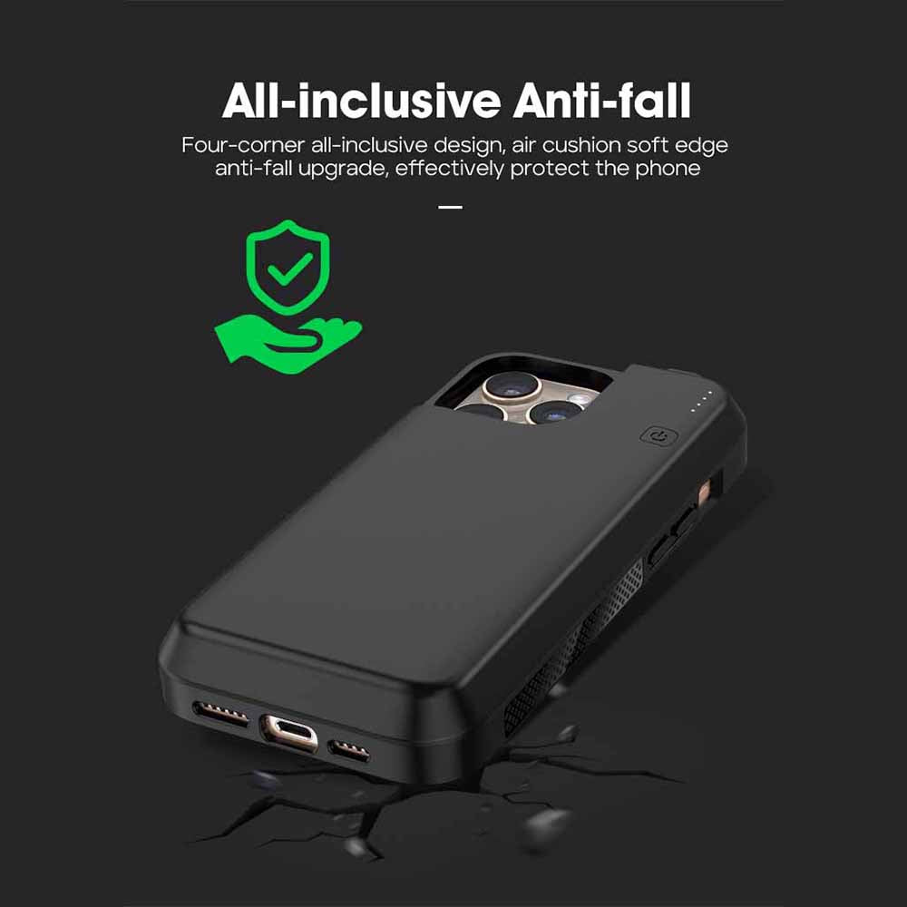 For Iphone 16 Pro 5000Mah Mobile Charger Power Bank Phone Case External Battery Case Charging Cover