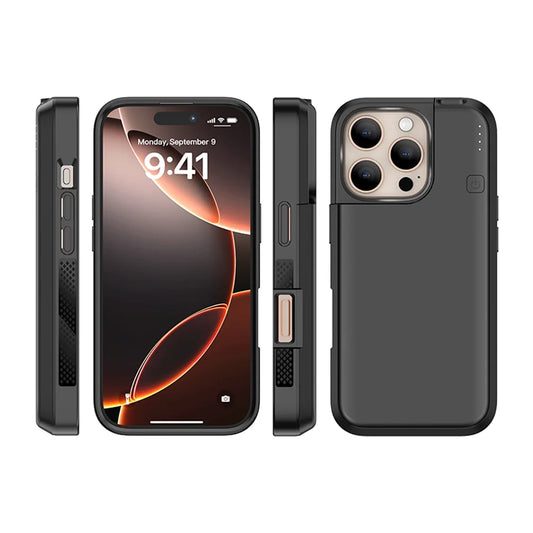 For Iphone 16 Pro 5000Mah Mobile Charger Power Bank Phone Case External Battery Case Charging Cover