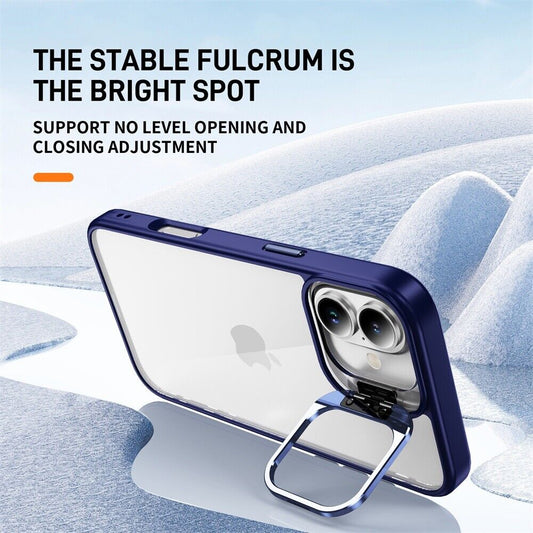For Iphone 16 Pro Max/16 Pro/16 plus Case Phone Rugged Len Stand Case Cover