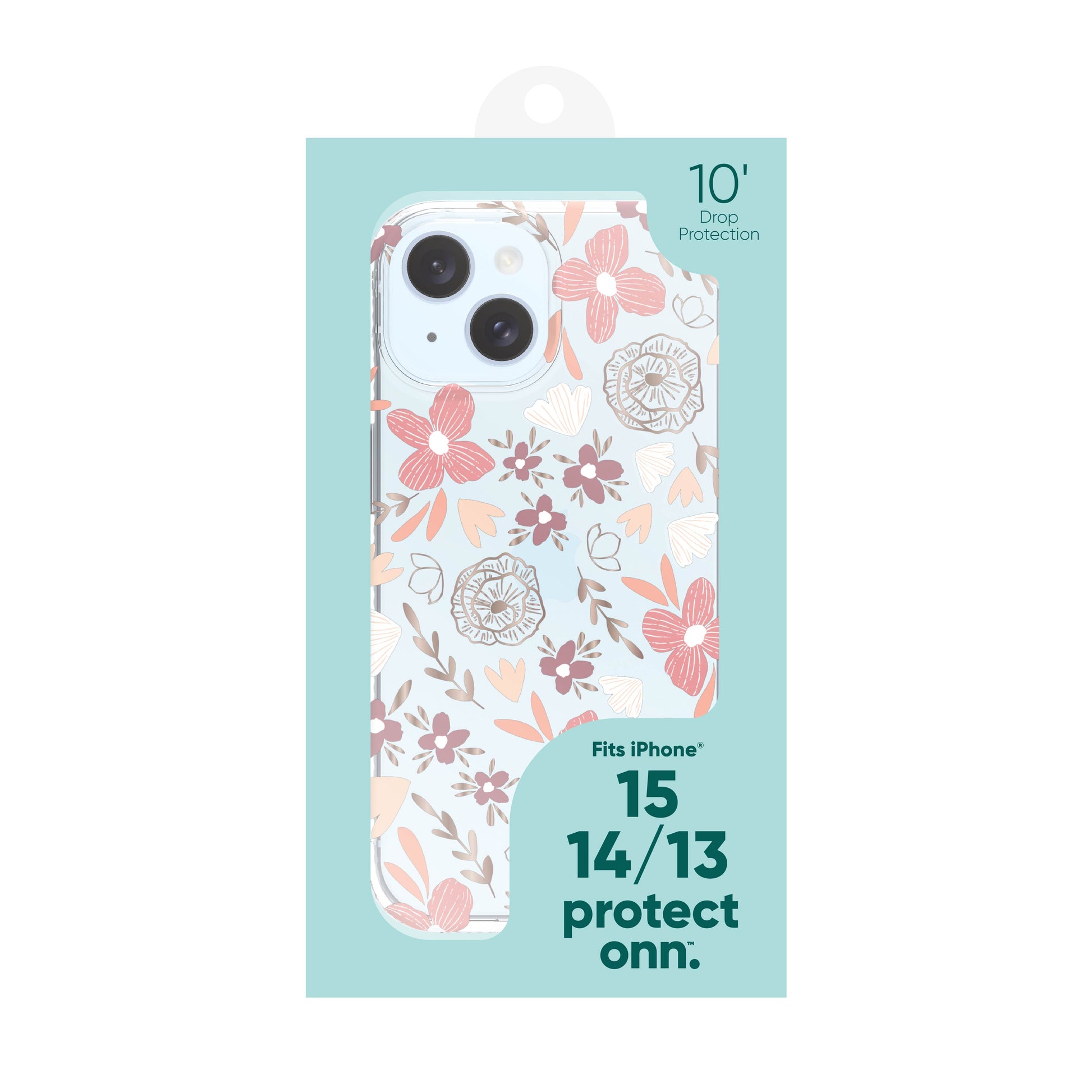 . Phone Case for Iphone 15 / Iphone 14 / Iphone 13 - Tropical Blush Floral