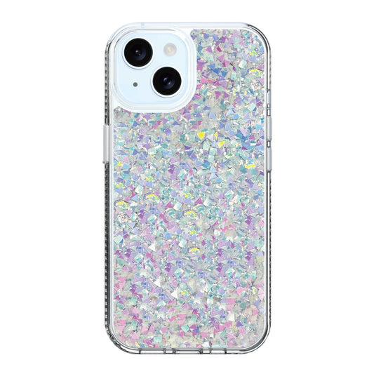 . Phone Case for Iphone 16E / Iphone 15 / Iphone 14 / Iphone 13 - Iridescent Glitter Fleck